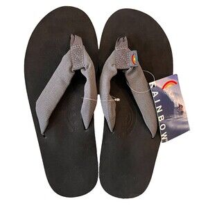 NWT Rainbow Men’s Size Medium (8.5-9.5) Grey Cloud Flip Flop NEW 301ASTPS Sandal